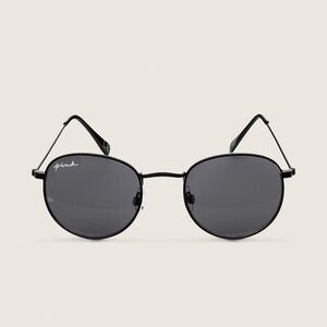 Victoria’s Secret Pink Sunglasses Women’s Round Black Pre-owned Great Condition